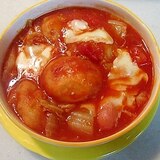 トマト缶を使って！白菜と餅麩のビーフシチュー